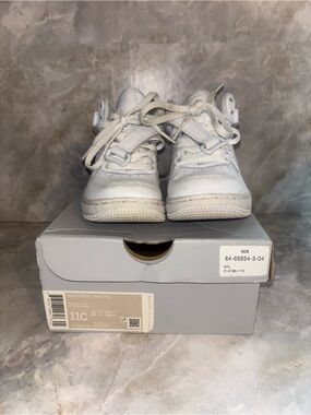 Nike Air Force 1 Kids White Hi-Top Sneakers
